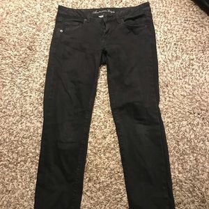 American Eagle black skinny jeans